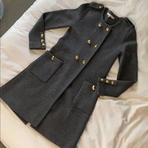 3.1 Phillip Lim Grey Merino Wool Army Jacket